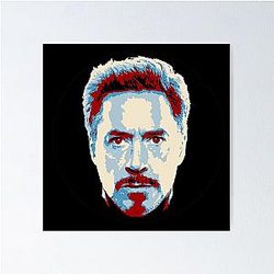 Robert Downey Jr. Portrait Poster