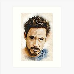 A Tribute to Robert Downey Jr Art Print