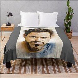 A Tribute to Robert Downey Jr. Throw Blanket
