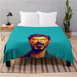 Vibrant Pop Throw Blanket by Robert Downey Jr.