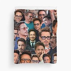 Robert Downey Jr. Duvet Cover