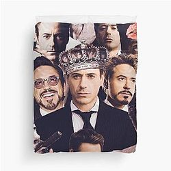 Robert Downey Jr. Duvet Cover