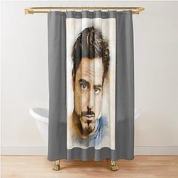 A Tribute to Robert Downey Shower Curtain