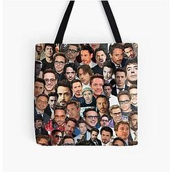 Robert Downey Jr. College Tote Bag