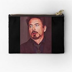 The Robert Downey Face Zipper Pouch
