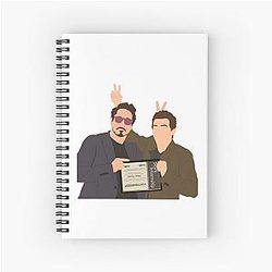 Robert Downey Jr. and Tom Holland Notebook