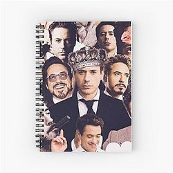 Robert Downey Jr. Spiral Notebook