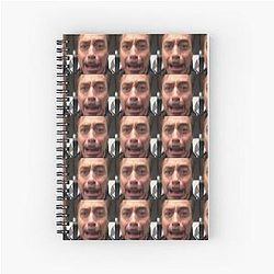 Robert Downey Jr. Reaction Spiral Notebook