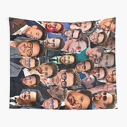 Robert Downey Jr. Photo Collage Tapestry