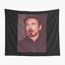 The Robert Downey Face Tapestry