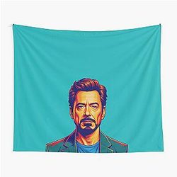 Vibrant Pop Art Tapestry by Robert Downey Jr.