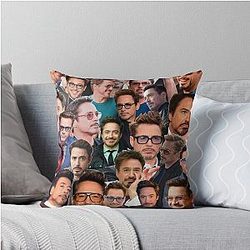 Robert Downey Jr. Throw Pillow