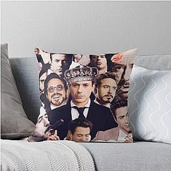 Robert Downey Jr. Throw Pillow