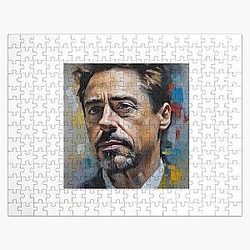 Digital Sketch with Robert Downey Jr. Jigsaw Puzzle