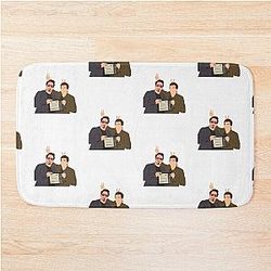 Robert Downey Jr. and Tom Holland Bath Mat