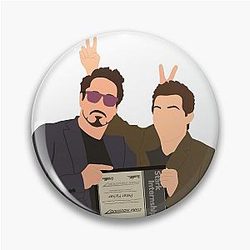 Robert Downey Jr. and Tom Holland Pin