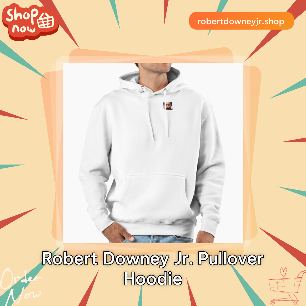 Robert Downey Jr. Pullover Hoodie