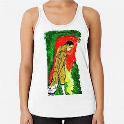 Painting of Robert Sheehan Tank Top