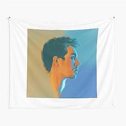 Klaus Hargreeves Robert Sheehan Oil Portrait Tapestry