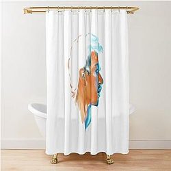 Klaus Hargreeves Robert Sheehan Oil Portrait Shower Curtain
