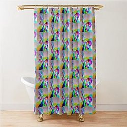 Robert Sheehan Angel Shower Curtain