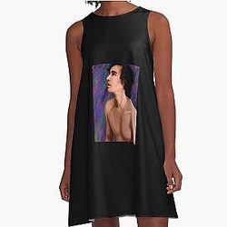 Colorized B&W Robert Sheehan A-line Dress