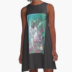 Multicolor Robert Sheehan Classic A-Line Dress