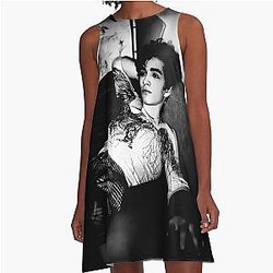 Met Robert Sheehan A-line dress