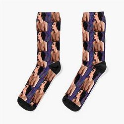 Colorized Robert Sheehan Socks