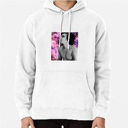 B W digital portrait of Robert Sheehan Pullover Hoodie