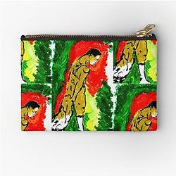 Painting of Robert Sheehan Pouch