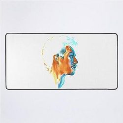 Klaus Hargreeves Robert Sheehan Oil Portrait Transparent Desk Mat