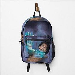 Robert Sheehan as Klaus Hargreeves backpack