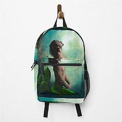 Robert Sheehan as a merman Backpack