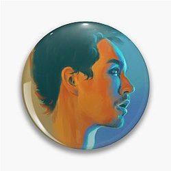Klaus Hargreeves, Robert Sheehan, Oil Portrait Pin