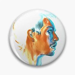 Klaus Hargreeves Robert Sheehan Oil Portrait Pin