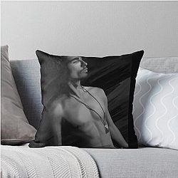 Robert Sheehan Digital Portrait Throw Pillow