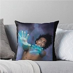 Robert Sheehan as Klaus Hargreeves Throw Pillow