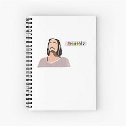 Robert Sheehan Spiral Notebook
