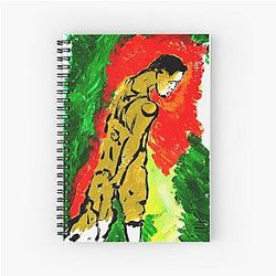 Painting of Robert Sheehan Notebook