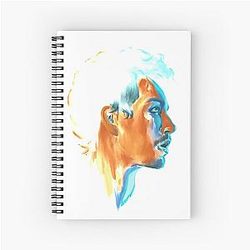 Klaus Hargreeves Robert Sheehan Oil Portrait Notebook
