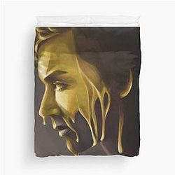 Klaus Hargreeves Robert Sheehan Umbrella Academy Gold Duvet Cover