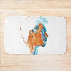 Klaus Hargreeves Robert Sheehan Oil Portrait Transparent Bath Mat