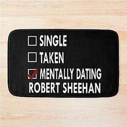 Mentally dating Robert Sheehan bath mat