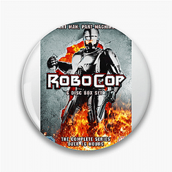 RoboCop Unforgettable Cyborg Robo Cop Pins