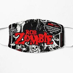 Vintage rob zombie band art Flat Mask RB2709