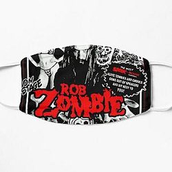 Vintage rob zombie band art Flat Mask RB2709