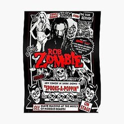 Vintage rob zombie band art Poster RB2709