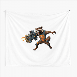 Rocket Raccoon Guardian Galaxy protector Rocket Raccoon Tapestries