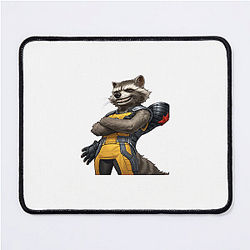 Rocket Raccoon Blaster Heavy firepower Rocket Raccoon Mouse Pads